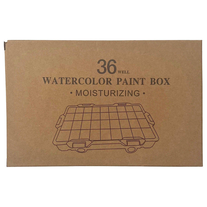 Artist Moisturising Watercolour Paint Box 36 Wells