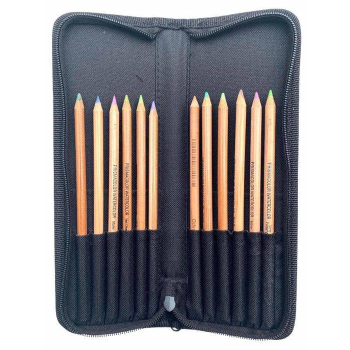 Artist Pencil & Brush Zipper Case holds 12 pencils