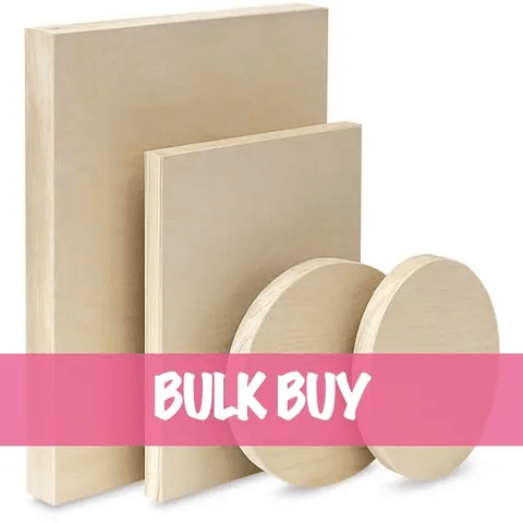 ALESANDRO CANVAS ALESANDRO Artist Birch Panels 20mm Depth 10 Pack