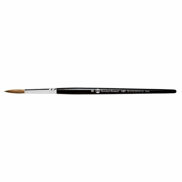 BORCIANI E BONAZZI Borciani e Bonazzi 107 Masterpiece Round Kolinsky Synthetic Sable Brush