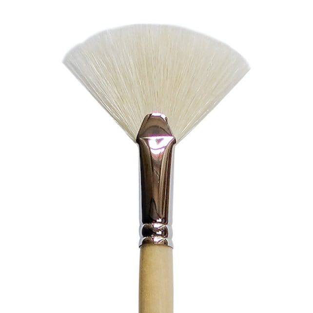 Leonard 276EV High-Quality White Bristle Fan Brush