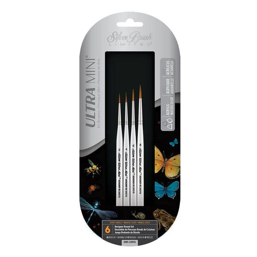 SILVER BRUSH SILVER BRUSH Silver Brush 2455S Ultra Mini 4pc Ultimate Round Set