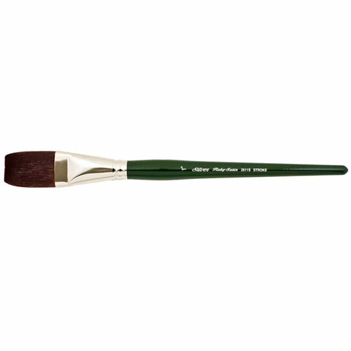 SILVER BRUSH SILVER BRUSH 1’’ (26mm x 35mm) Silver Brush 2511S Ruby Satin Synthetic Brush