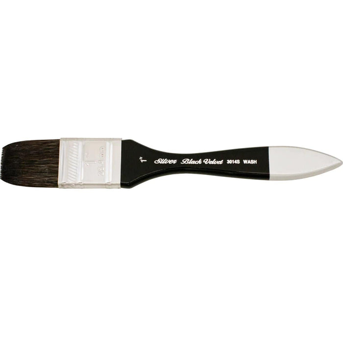 Silver Brush 3014S Black Velvet Watercolour Wash Brushes