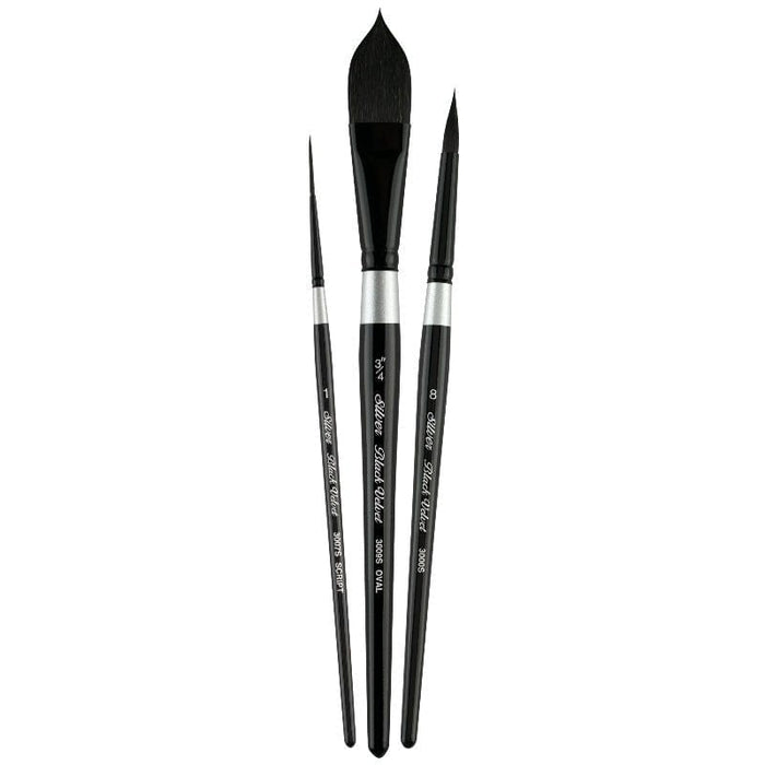 SILVER BRUSH Silver Brush WC-3024SX Black Velvet Tuscany Deluxe Case